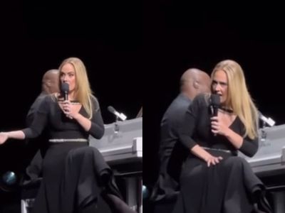 Adele shares honest rant about too-small Spanx during concert: ‘So stressful’