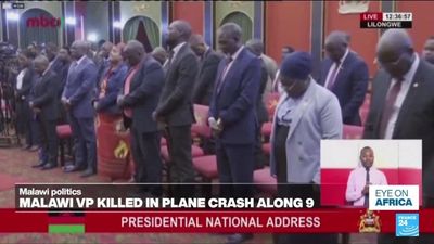 Malawi's vice-president, nine others confirmed dead in plane crash