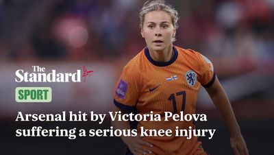 Arsenal hit with hammer blow as Victoria Pelova suffers serious knee injury