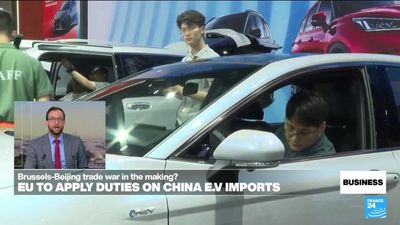 EU reportedly set to impose tariffs on Chinese electric car imports