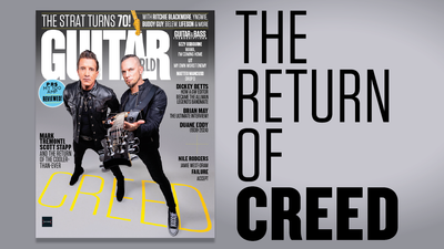 The Strat turns 70 and the return of the cooler-than-ever Creed – only in the new Guitar World