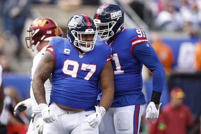 All 32 NFL teams (including Giants) ranked by their interior defensive linemen
