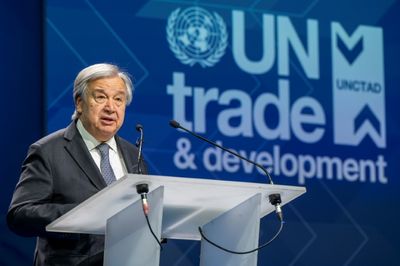 UN Chief Says Global Tensions Threaten International Trade