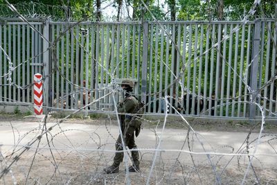 Poland honors soldier who was fatally stabbed by migrant at border with Belarus