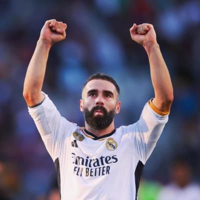 Dani Carvajal Celebrates Victory With Team After Intense Football Match