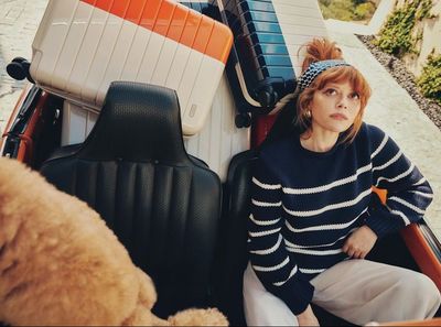 Natasha Lyonne and a Furry Friend Hit the Road for Away and La Ligne's Summer Capsule Campaign