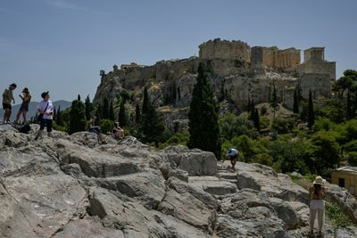 Earliest-ever Heatwave In Greece Closes Athens Acropolis