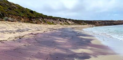 South Australia’s enigmatic pink sand was born in ice-covered Antarctic mountains, new research shows