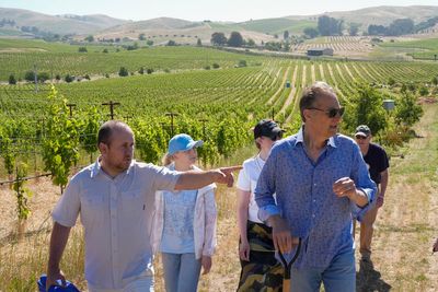 Ukrainian winemakers visit California's Napa Valley to learn how to heal war-ravaged vineyards