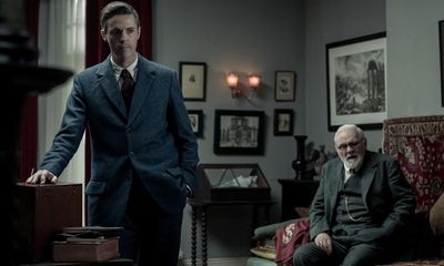 Freud’s Last Session review – what-if meeting of minds with Anthony Hopkins as the master analyst