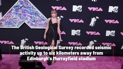 Taylor Swift fans danced so hard they set off earthquake monitors during Edinburgh concerts