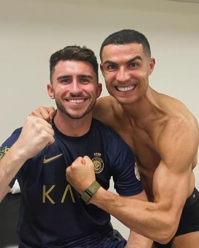 Aymeric Laporte And Ronaldo: A Display Of Mutual Respect