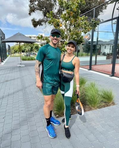 Faf And Imari Du Plessis: Adorable Matching Green Outfits