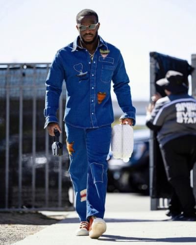 Kareem Jackson's Fashionable Fusion Of Denim And Football Style