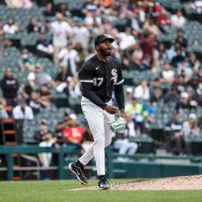 Touki Toussaint Showcasing His Baseball Skills In Stylish Attire