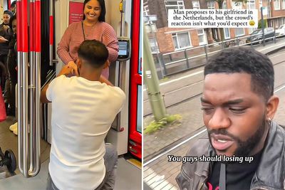 Man’s Public Proposal Goes Viral After The Crowd Awkwardly Ignores It