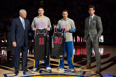 Klay Thompson pays tribute to NBA legend Jerry West
