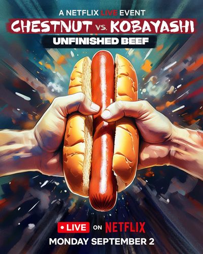 Joey Chestnut, Takeru Kobayashi To Take Part in Live Hot Dog Contest on Netflix