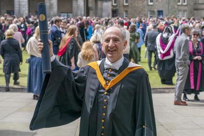 The Thick of It writer receives honorary degree from St Andrews University