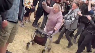 Watch these wholesome metalheads open the gentlest mosh pit for a lady and her stroller at Sweden Rock Festival