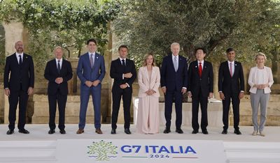 G7 leaders agree to $50bn loan for Ukraine at annual summit