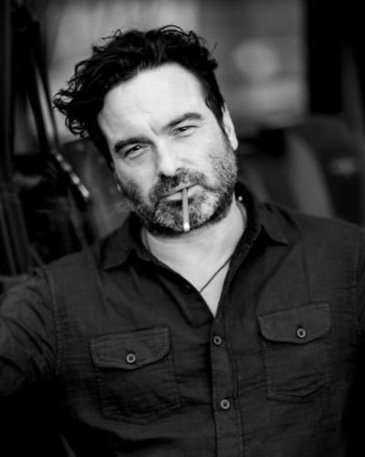 Johnny Galecki: Iconic Hollywood Charm In Timeless Black