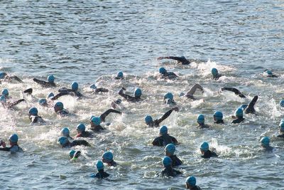 Dozens of triathletes left severely ill after swimming in River Thames