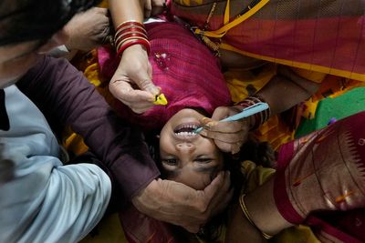 AP PHOTOS: Myriad people flock to Indian city to swallow live fish with 'miracle cure' to asthma