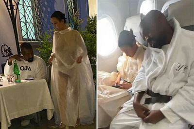 Un-Censori Is Back: Kanye West’s Wife Bianca Stuns In Completely See-Through Cloak In Italy