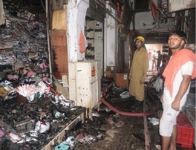 Cooling operation still on after 50 shops gutted in Chandni Chowk fire