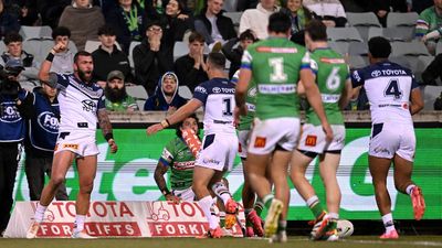 Cowboys ride away with win as boos ring out in Canberra
