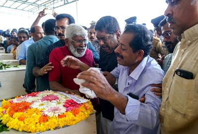 Indian Relatives Grieve As Bodies Of 45 Kuwait Fire Victims Return