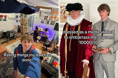 Will Ferrell Dresses Up As “Medieval Lord” To Embarrass His Son On Prom Day