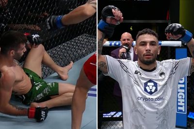 UFC free fight: Alex Perez snaps skid with brutal KO of Matheus Nicolau