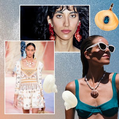 How Fashion's Wearing the Whimsical Seashell Jewelry Trend This Time Around
