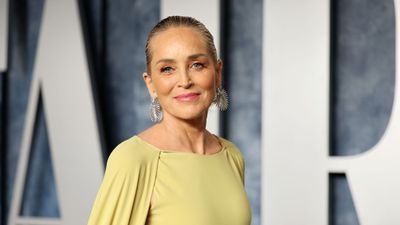 Sharon Stone pays homage to a fellow Hollywood actor with a statement decor trick that anchors her living room