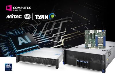 MiTAC/Tyan Shows Off Motherboard and Servers for Intel's Xeon 6 CPUs