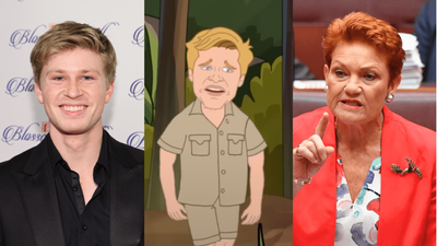 Robert Irwin Threatens To Sue Pauline Hanson For Defamation Over His Depiction In Her Cartoon