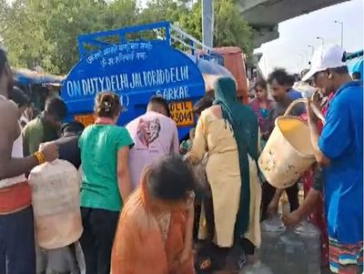 Water crisis: Delhi's Geeta colony receives increased tanker supply, other areas still struggle