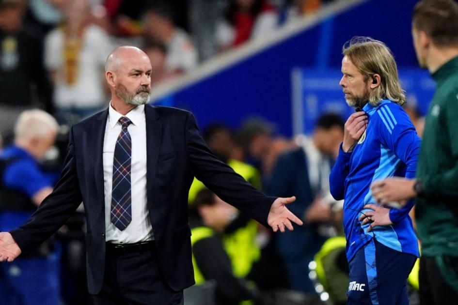 Unseen Steve Clarke & Austin MacPhee Scotland…