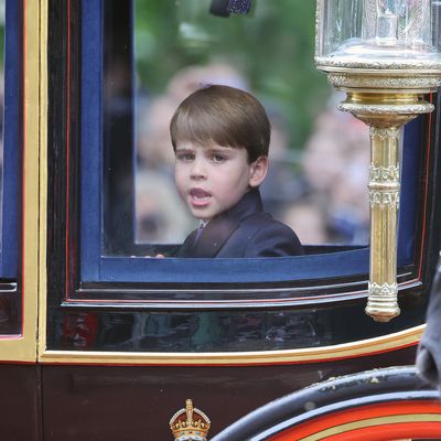 Prince Louis Gives a Royal Wave During Trooping the Colour