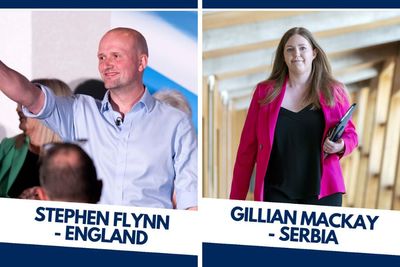 Stephen Flynn and Gillian Mackay go head-to-head in Euros charity sweepstake