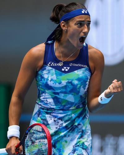 Caroline Garcia: The Epitome Of Focus And Determination In Tennis