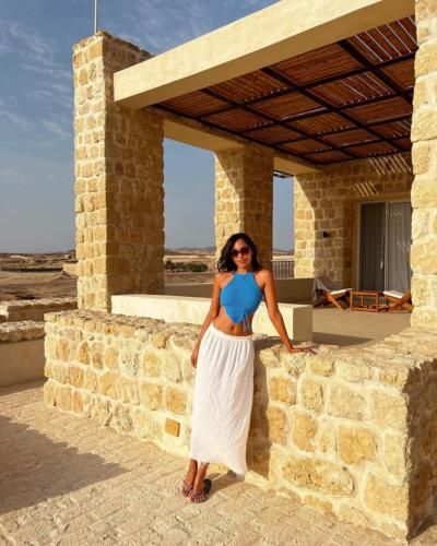 Clémence Botino Radiates Elegance In Stunning Villa Photoshoot