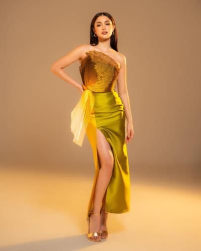 Captivating Elegance: Nicole Borromeo's Stylish Pose