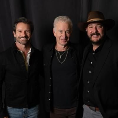 Ian Bohen's Stylish Photoshoot With Friends And Tennis Balls