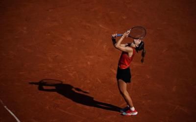 Captivating Moments: Karolína Muchová's Tennis Match Photos