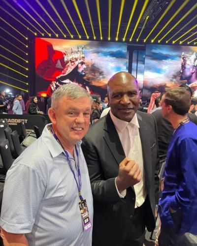 Boxing Legends Teddy Atlas And Evander Holyfield Share Historic Moment