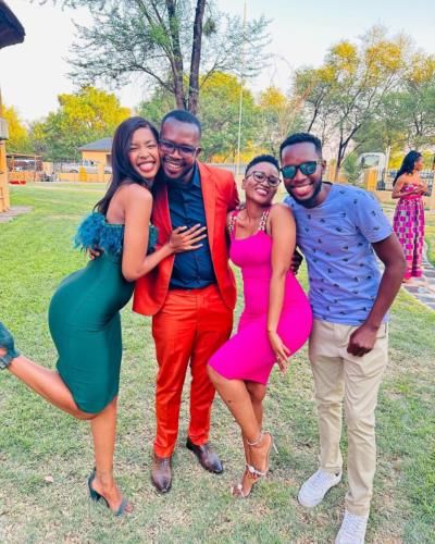 Lesego Chombo's Radiant Joy With Loved Ones