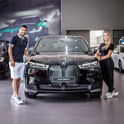 Luis Suárez And Wife Exude Sophistication Next To Sleek Car